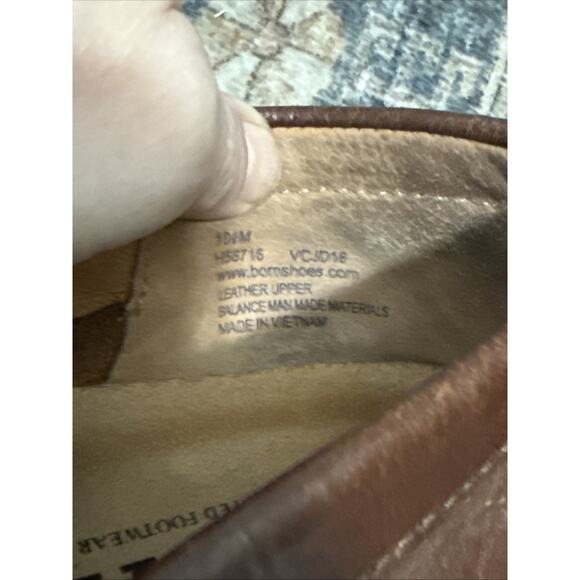 BORN Men's Penny Loafer Slip On Leather H56716 Brown Size 10.5M - Picture 8 of 8